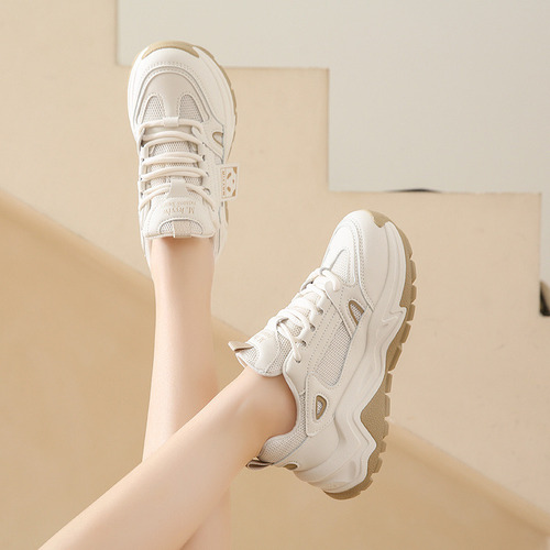 # Zapatillas Casual De Mujer Transpirables Con Suela Gruesa.
