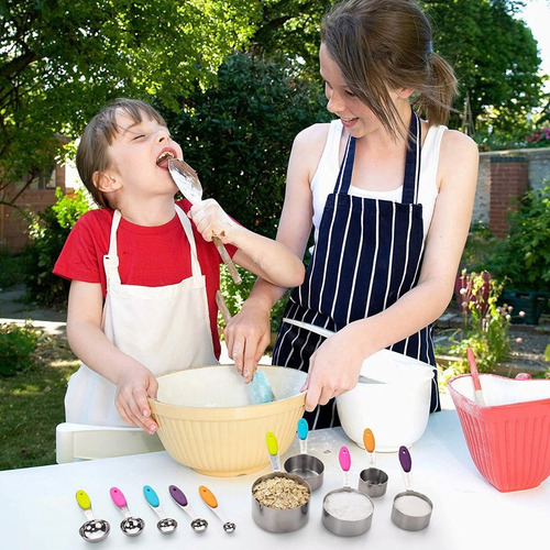 11pcs Juego De Taza Cuchara Y Medidora De Reposteria Cocina