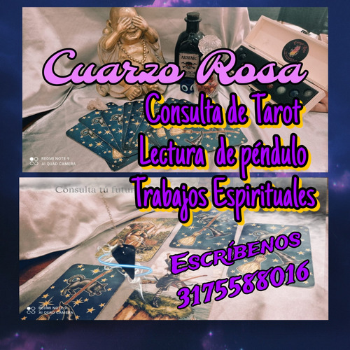 Lectura De Tarot, Péndulo, Trabajos Espirituales 