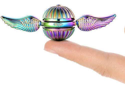 Fidget Spinner Esférico De Metal Antiestrés 