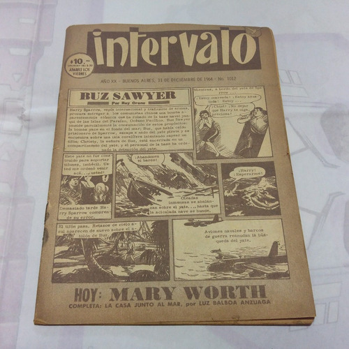 Revista Intervalo 1012 Luz Balboa Anzuaga 15 Diciembre 1964