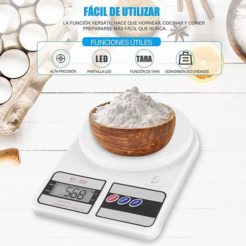 Báscula Digital Gramera Lcd De 1g A 5kg Máxima Precisión