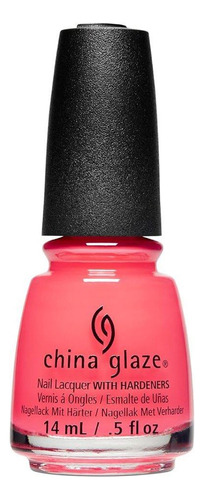 Esmalte De Uñas China Glaze Sun Set The Mood Coral Neón 14ml