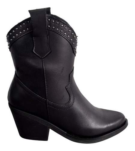 Botas Texanas Clásicas Mujer Caña Media Cuero Savage Gz90