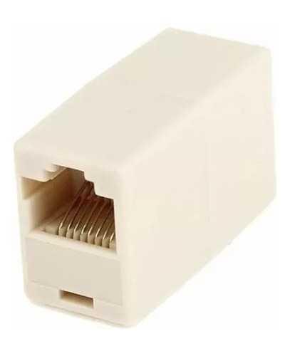 Ficha Rj45 X10 Unión Adaptador Cupla Hembra Para Rollo Utp