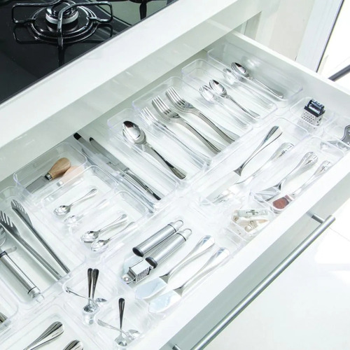 Organizador Gaveta Colméia Com 6 Divisórias Armário Closet