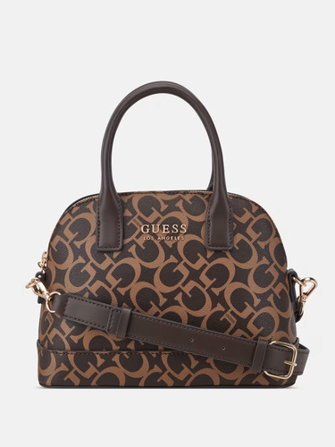 Guess Bolso Kinsley Con Logo- Piedra Multi