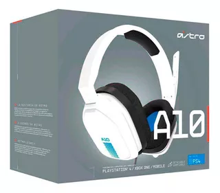 Audifono Gamer C/microf.astro A10 For Xbox/ps4/pc White/blue Color Blanco