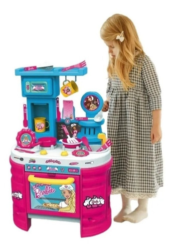 Mega Cocina De Barbie Original 72 Cm De Alto