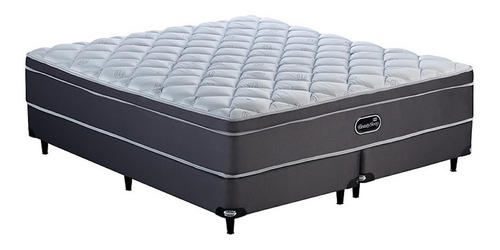 Sommier Simmons BeautySleep King 200x180cm gris