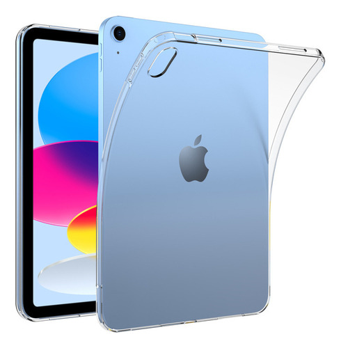 Capa Protetora De Silicone Transparente Tpu Para iPad Air