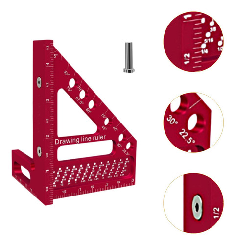 Régua De Medição Multiângulo 3d, Ferramenta Para