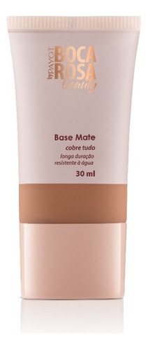 Base de maquiagem líquida Payot Boca Rosa Beauty Beauty Base Mate tom 8-fernanda  -  30mL 30g