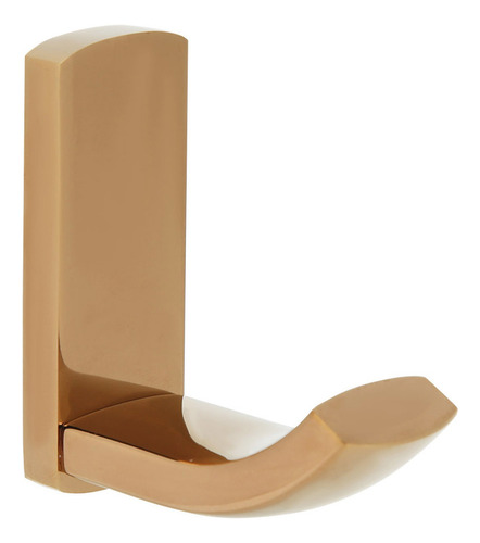 Colgador De Pared De Latón Dorado Rosa Simple Para Ropa, Som