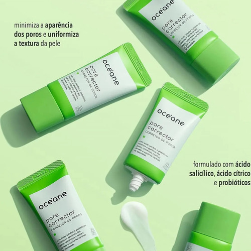 Creme De Rosto Corretor De Poros Primer Facial Océane 30g