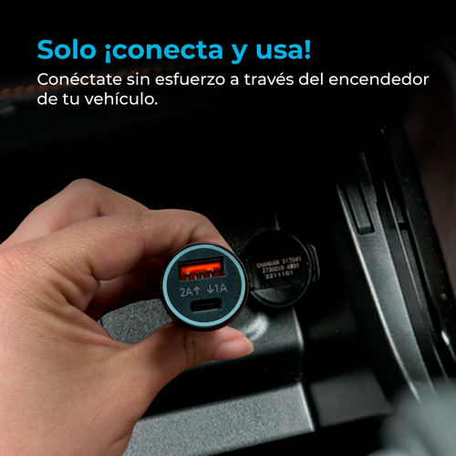 Cargador Con Rastreador Autosky Afma-200