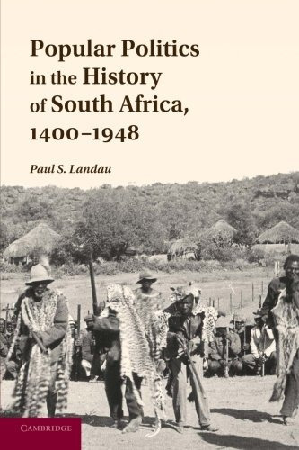 Popular Politics In The History Of South Africa, 14001948