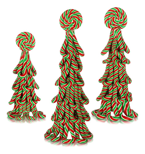 3 Piezas Cinta De Navidad Árbol De Mesa Decorativo De ...