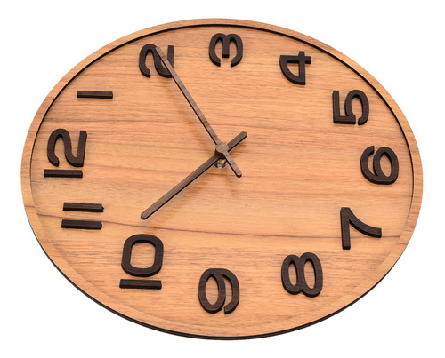 Reloj De Pared Antiguo De Madera De Estilo Europeo Simple Di