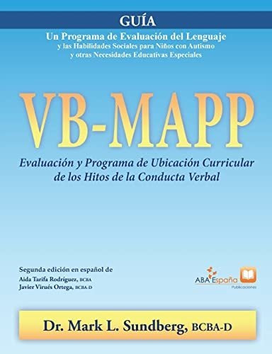 Libro : Vb-mapp, Evaluacion Y Programa De Ubicacion _ot