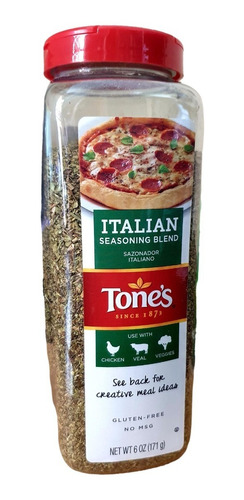 Sazonador Tones Italian  171g Importado Gluten Free