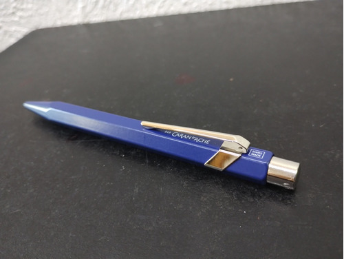 Boligrafo 849 Caran D'ache Blue Azul Usada Original