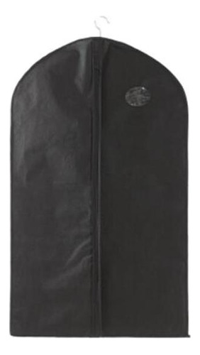 6 Funda Protectora Para Portatrajes Colgante Negro 60x100cm