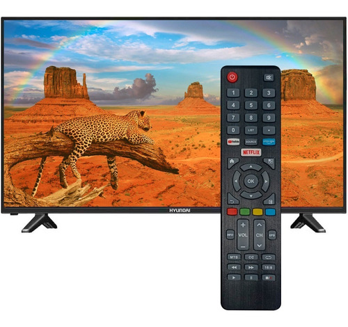 Hyundai Televisor Led 40¨ Full Hd Smart Tv Linux Netflix