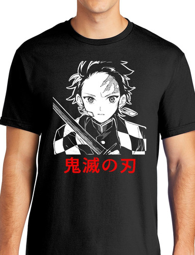 Playera Demon Slayer Tanjiro Kamado Kimetsu No Yaiba