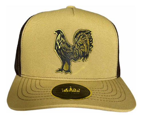 Gorra Trucker Gallo En Placa Premium