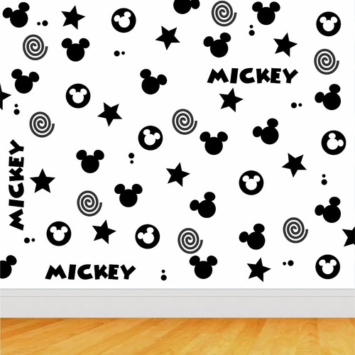 150 Adesivos De Parede Mickey Mouse Disney Decorativo