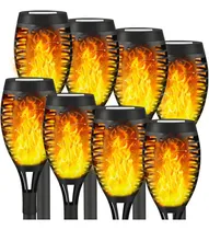 Comprar 8 Luces Solares Exteriores Imita Llama Movimiento Led Jardin