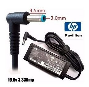 Imagen 2 de 9 de Cargador Para Laptop Hp 19v - 3.33amp Punta Azul