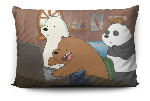 Imagen 2 de 5 de Funda De Almohada Osos Escandalosos 70x45cm Vudú Love