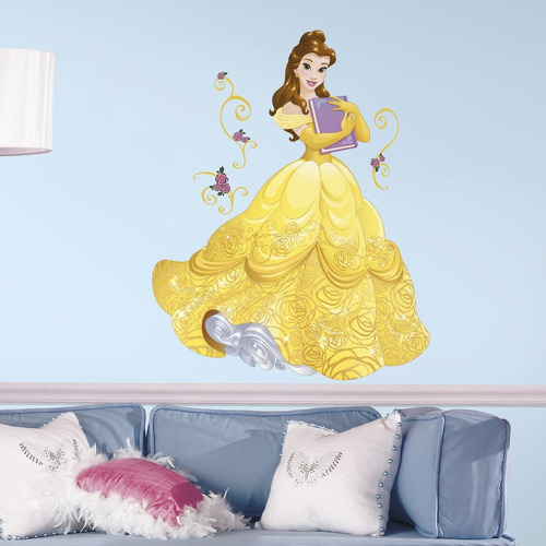 Vinilo Decorativo Pared [1ehfhr40] Bella Princesa Disney