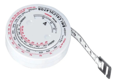Fita Métrica Redonda Retrátil Para Medir Imc, Cintura, Etc