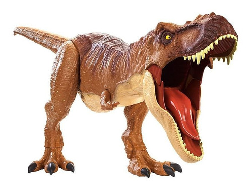 Figura de acción  Tiranosaurio Rex FMM63 de Mattel Super Colossal