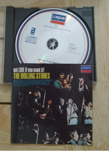 Cd - Rolling Stones Got Live If You Want It Made In Alemania
