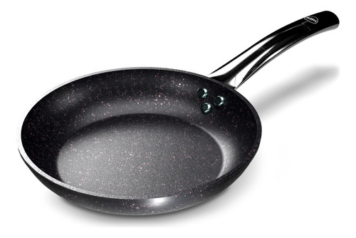 Sarten Antiadherente Pompei 30cm Cocina Aluminio Forjado Color Negro