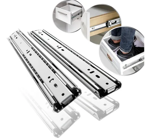 comprar 4 Corrediça Telescópica H35 55cm Reforçada Resistente 2 Par