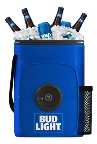 Bud Light Bolsa Térmica Suave Con Altavoces Bluetooth Inalám 110v