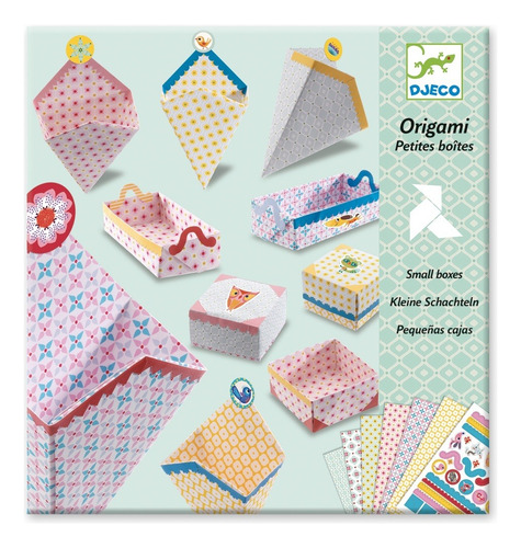 Origami Pequeñas Cajas Nivel 3 Djeco 7 A 12 Años