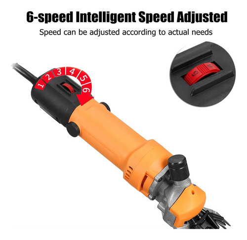 1200w 6 Velocidad De Engranajes Máquina De Esquila