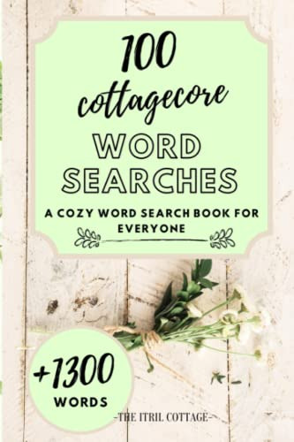 Libro : Word Search With A Beautiful Cottagecore Aesthetic.