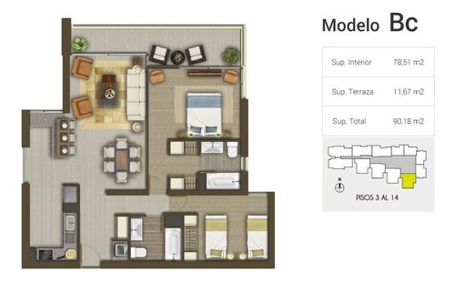 Venta Departamento 2d, 2b, 1e, 1b Avenida Edmundo Eluchans