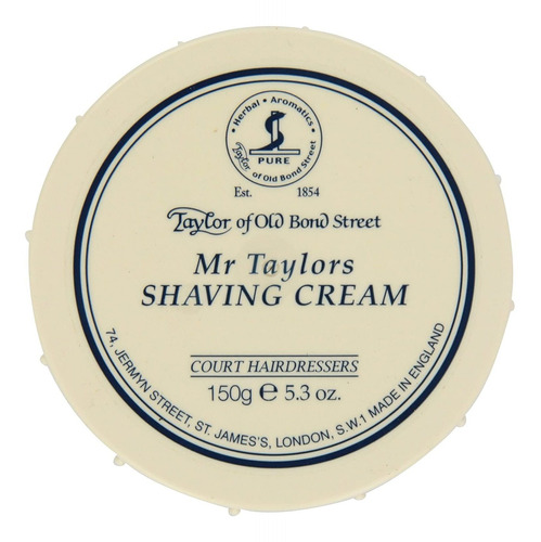Crema De Afeitar Taylor Of Old Bond Street, Tazón De 5.3 Onz