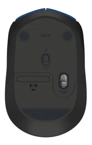 Mouse inalámbrico Logitech M170 M170 azul y negro