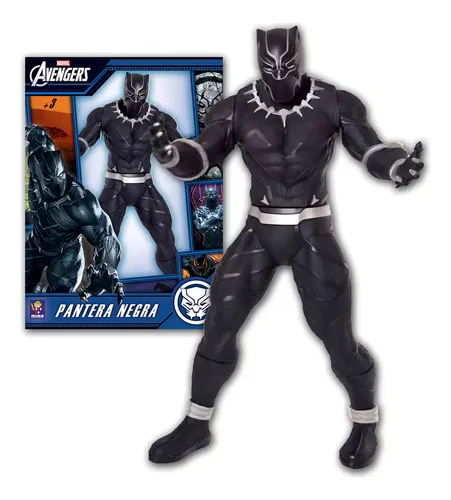 Boneco Marvel Avengers Comics Pantera Negra 50cm Mimo Toys
