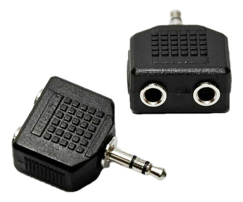 Duplicador Auxiliar Audio 1 Mini Jack 3.5mm Macho X 2 Hembra