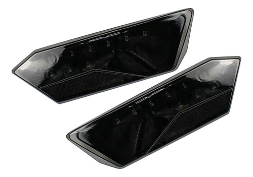 2 Luces Traseras Compatible Con Polaris Rzr 900 1000 Negro